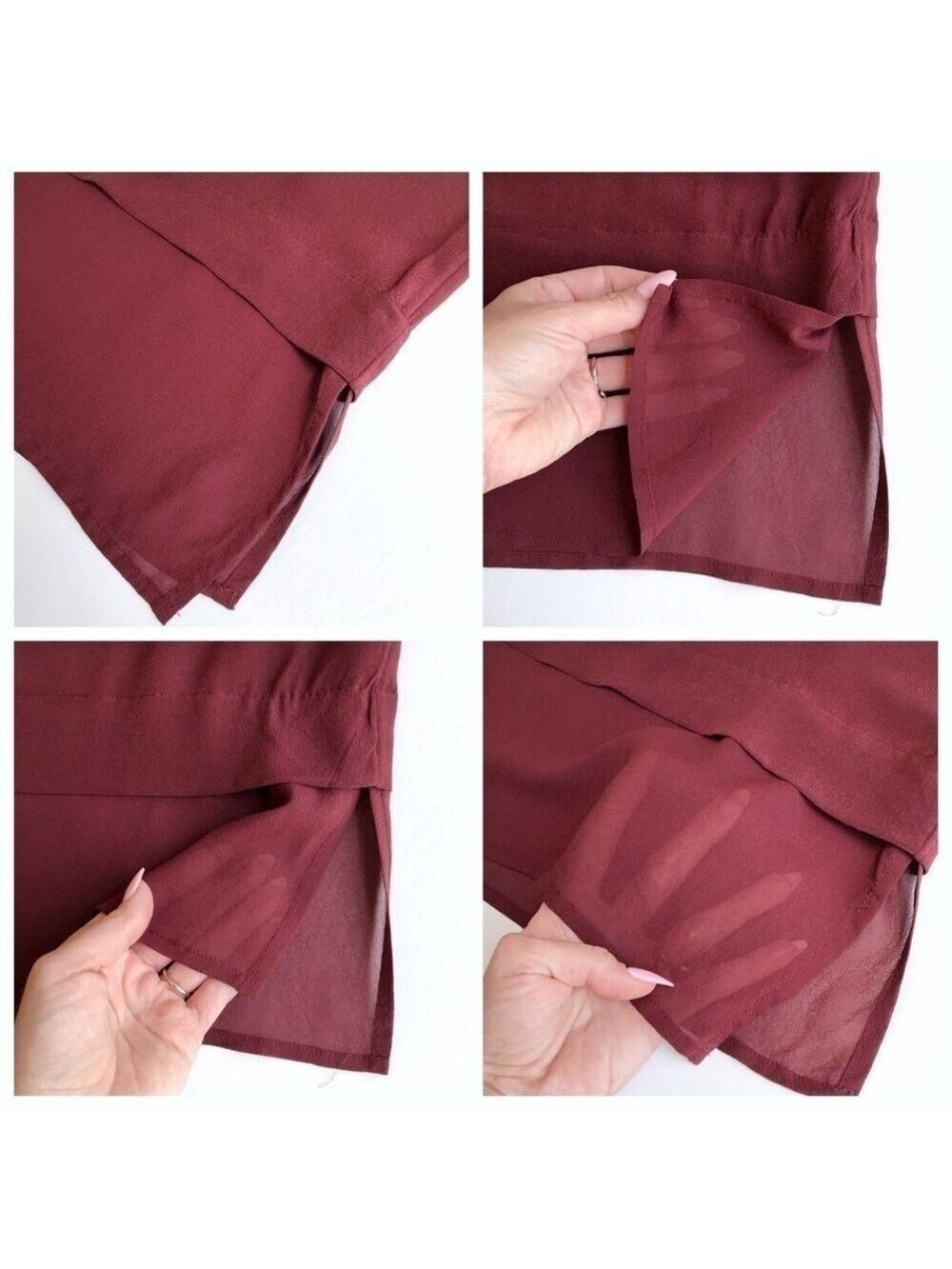 Banana Republic Silk Sheer Panel Top - Picture 6 of 8